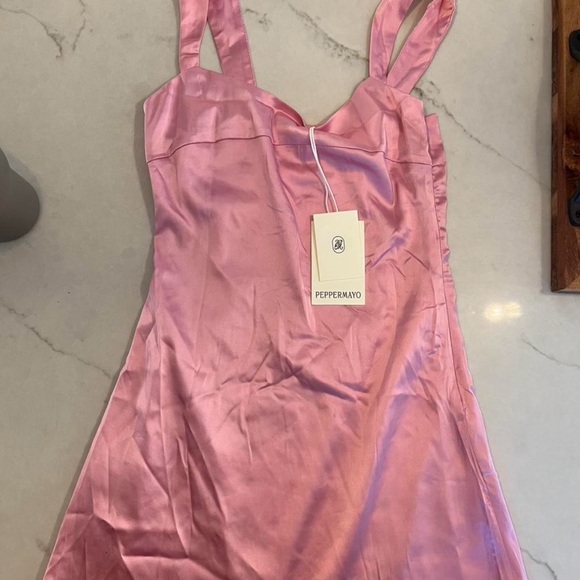 Peppermayo Elegant Light Pink Sleeveless Dress - Picture 2 of 2